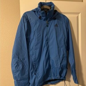 Adidas Men's Vibrant Blue Windbreaker